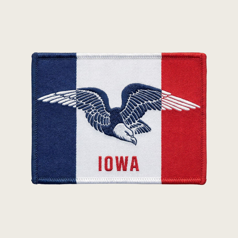 Iowa Flag Velcro Patch