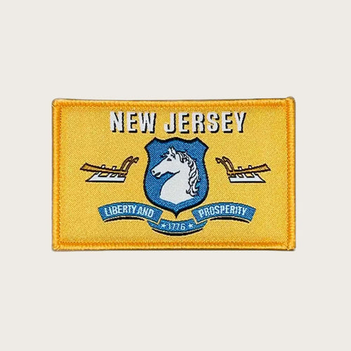 New Jersey Flag Velcro Patch