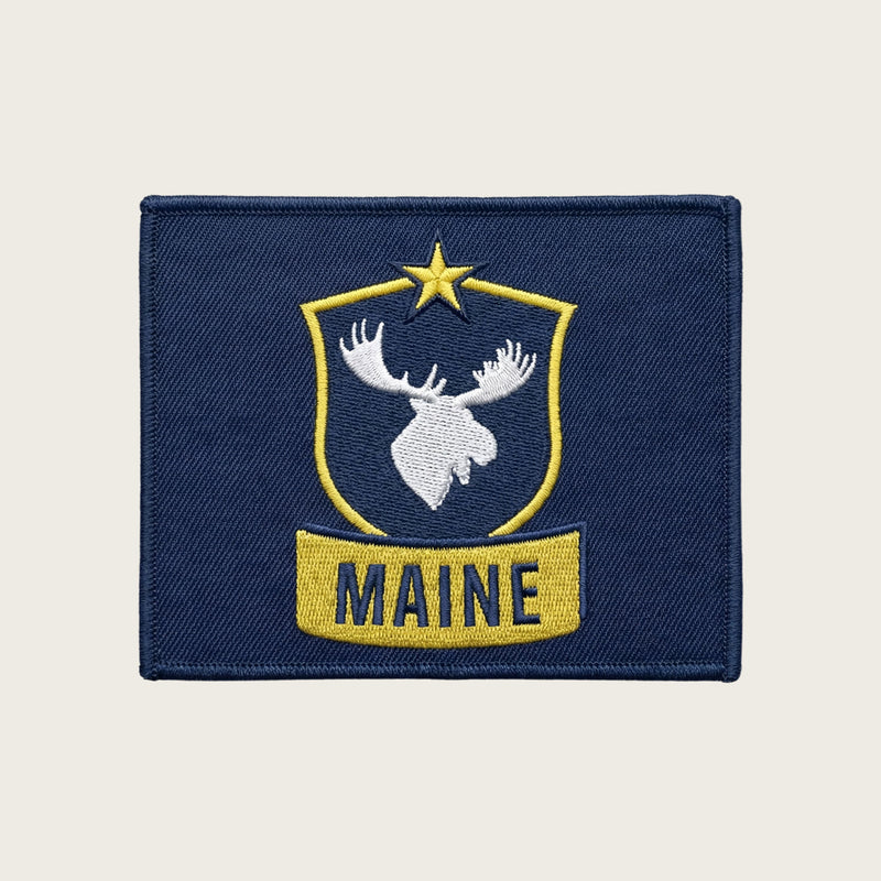 Maine Flag Velcro Patch