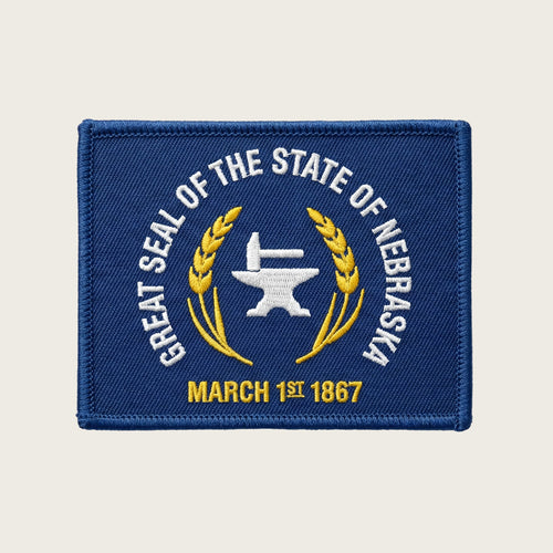 Nebraska Flag Velcro Patch