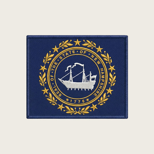 New Hampshire Flag Velcro Patch