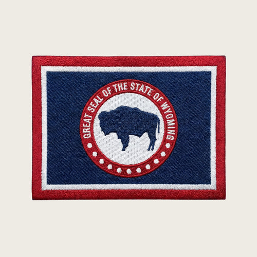 Wyoming Flag Velcro Patch