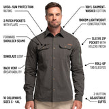 cottonworkwearshirt-darkgreen-l