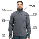 BÆRSkin Quarter Zip Fleece Pullover