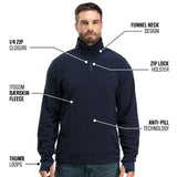 BÆRSkin Quarter Zip Fleece Pullover