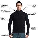 BÆRSkin 210gsm Quarter Zip Fleece Pullover