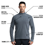BÆRSkin 210gsm Quarter Zip Fleece Pullover