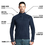 BÆRSkin 210gsm Quarter Zip Fleece Pullover