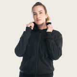 Cotton Full Zip Hoodie Women