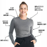 Moisture Wicking Long Sleeve T-Shirt Women
