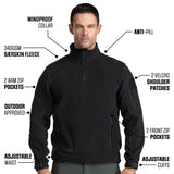 BÆRSkin Quarter Zip Fleece Jacket
