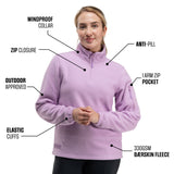BÆRSkin Quarter Zip Fleece Jacket Women