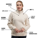BÆRSkin Quarter Zip Fleece Jacket Women