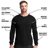 BÆRSkin Sorona Henley Long Sleeve T-shirt