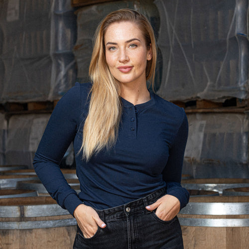 BÆRSkin Sorona Henley Long Sleeve T-shirt Women