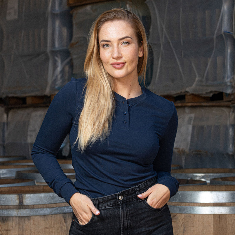 BÆRSkin Sorona Henley Long Sleeve T-shirt Women