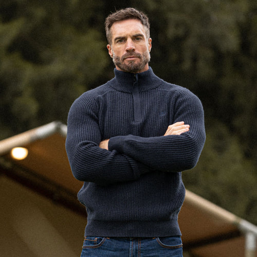 BÆRSkin Knitwear Quarter Zip Sweater