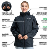 Heavy-Storm Waterproof Rain Jacket 2.0 Women