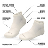 Merino Wool Ankle Tab Socks