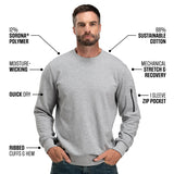 Cotton Crew Neck Sweatshirt